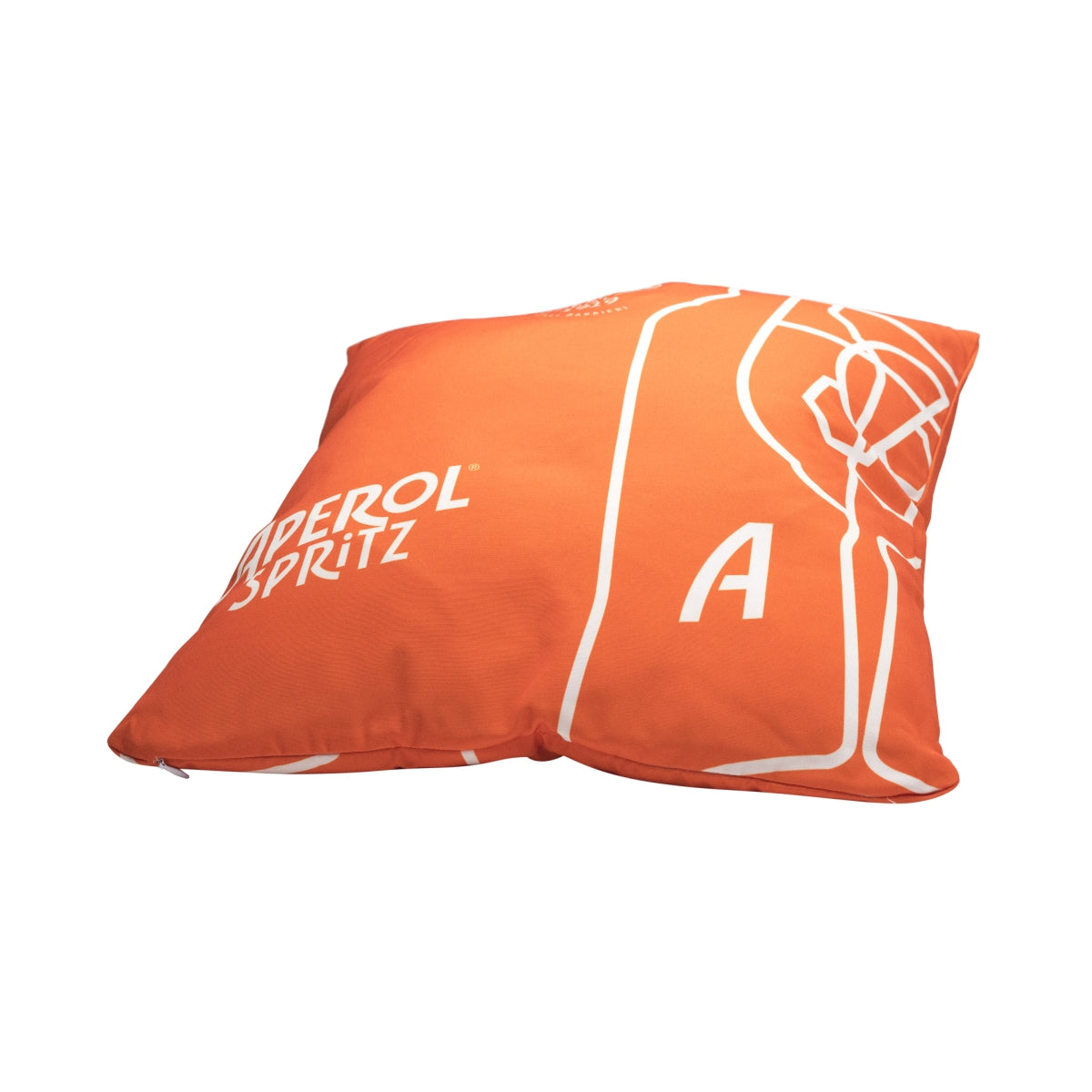 Aperol Spritz Kissen Orange Aperitivo 1919 40x40 Outdoor Deko Lounge Sofa Bar – Ansicht 2