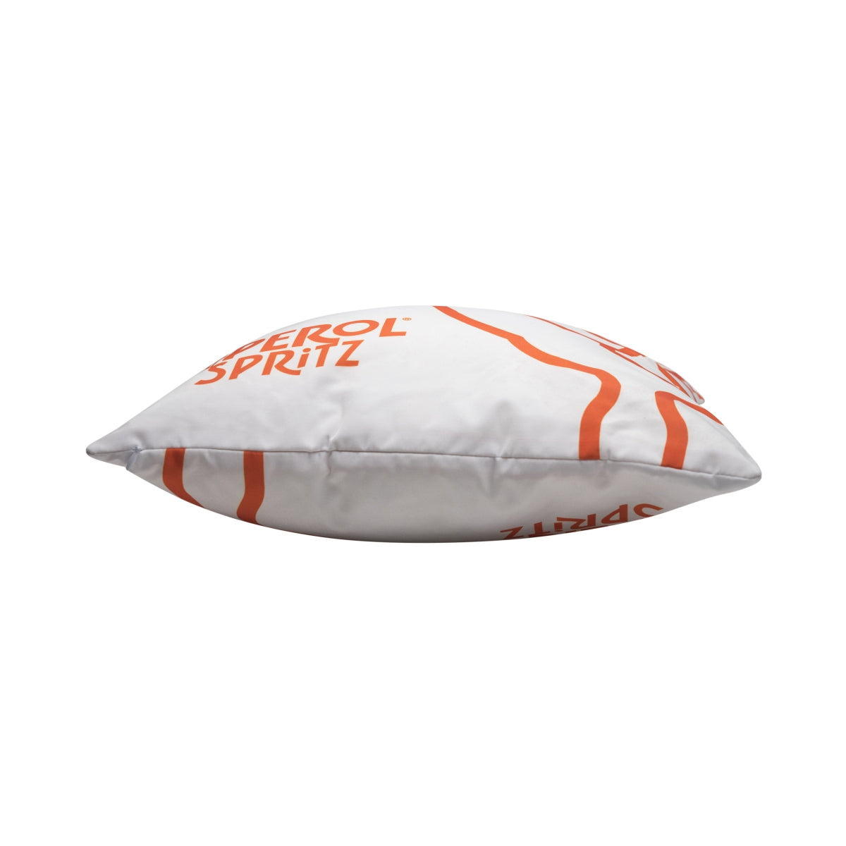 Aperol Spritz Kissen weiß Flasche 40x40 Outdoor Deko Lounge Sofa Bar Logo Couch – Ansicht 3