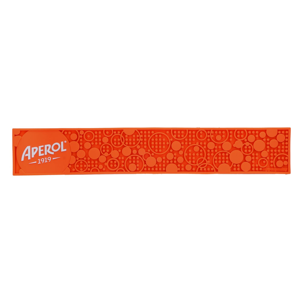 Aperol Spritz Likör Barmatte Abtropfmatte 59x10 cm Orange "1919" Kreismotive – Ansicht 2