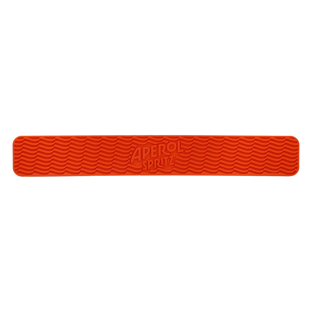 Aperol Spritz Likör Barmatte Abtropfmatte Barzubehör 58x8,5 cm Wave