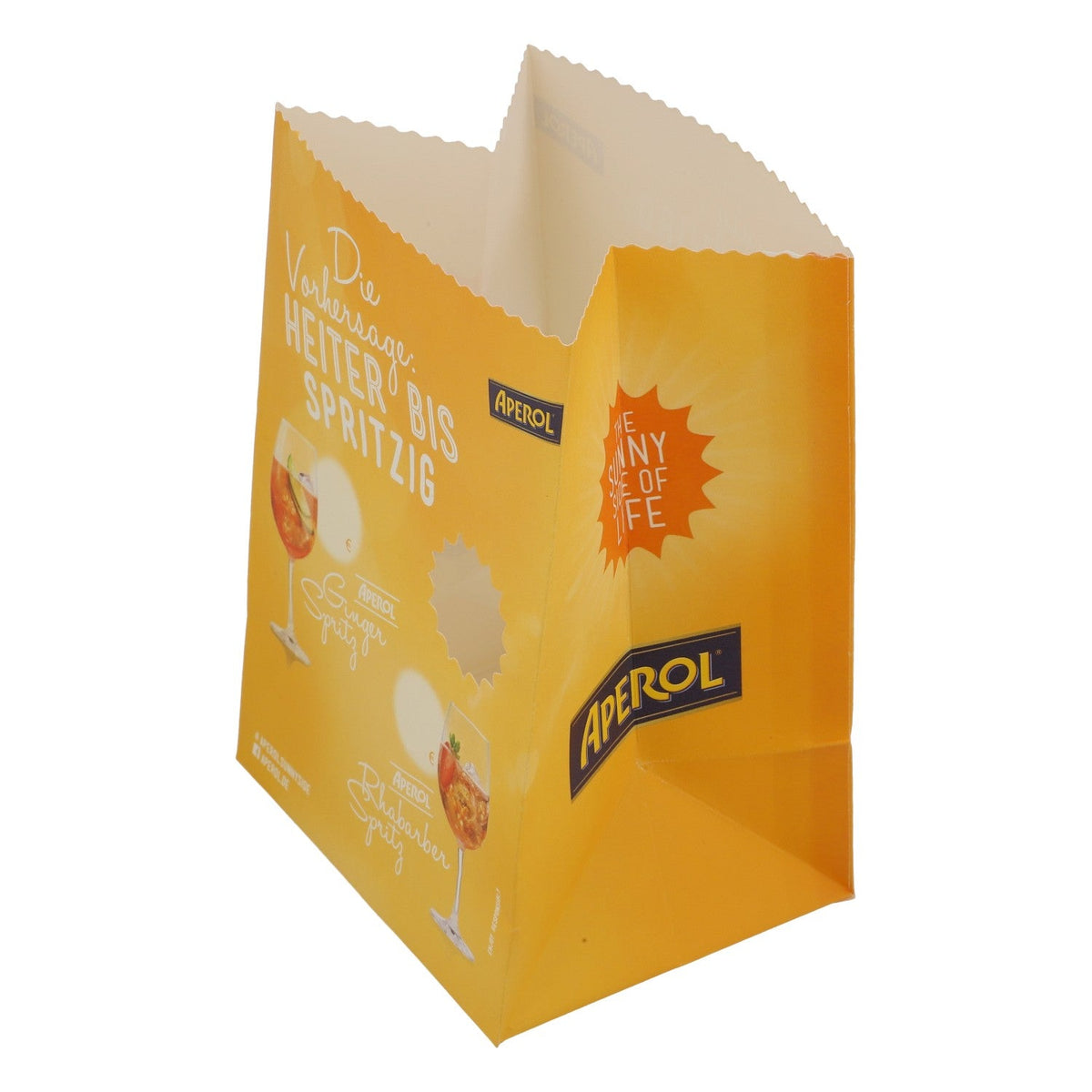 Aperol Spritz Bar Bundle Set aus 2 x Signature Gläser Strohhalme Teelichthalter – Ansicht 3