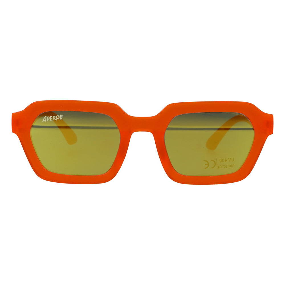 Aperol Spritz Likör Sonnenbrille Gold verspiegelt