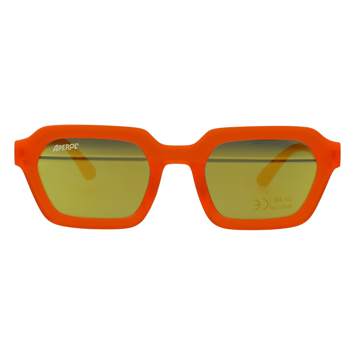 Aperol Spritz Likör Sonnenbrille Gold verspiegelt