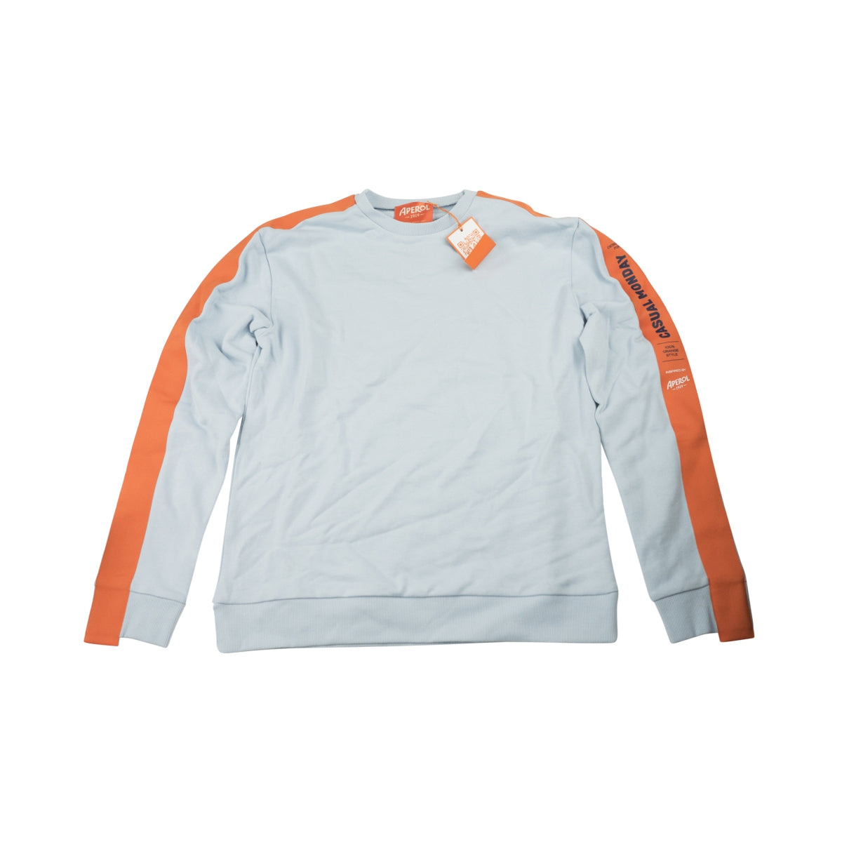 Aperol Spritz Pullover Sweatshirt Jumper "Casual Monday" Merch Sport Pulli Hemd L