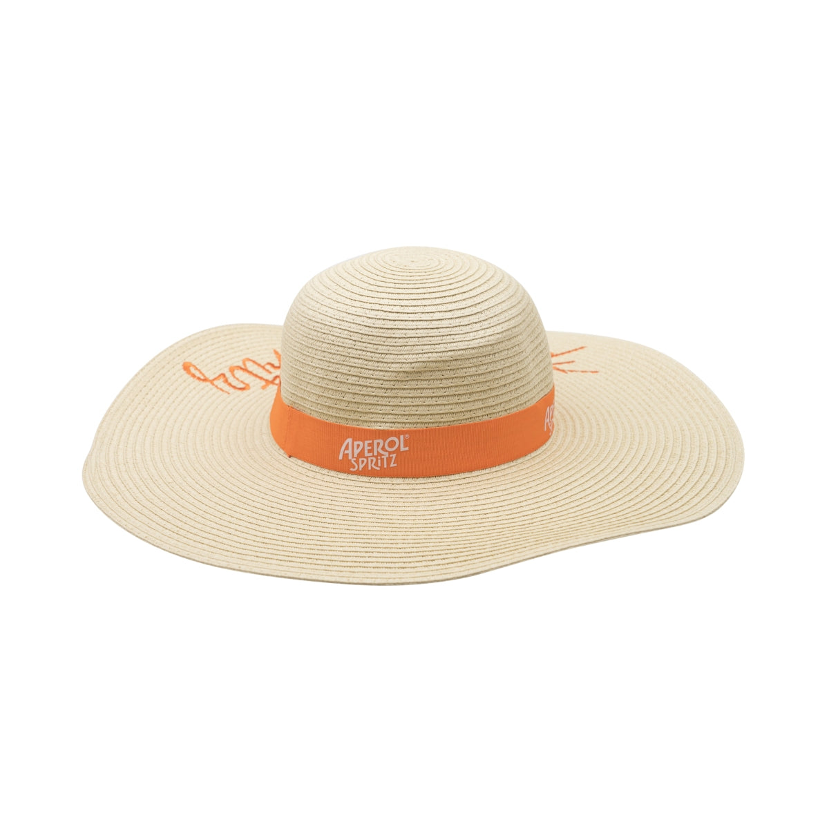 Aperol Spritz Strohhut Stickerei Mütze Kappe Cap Sommer Strand Bar Style Deko – Ansicht 3