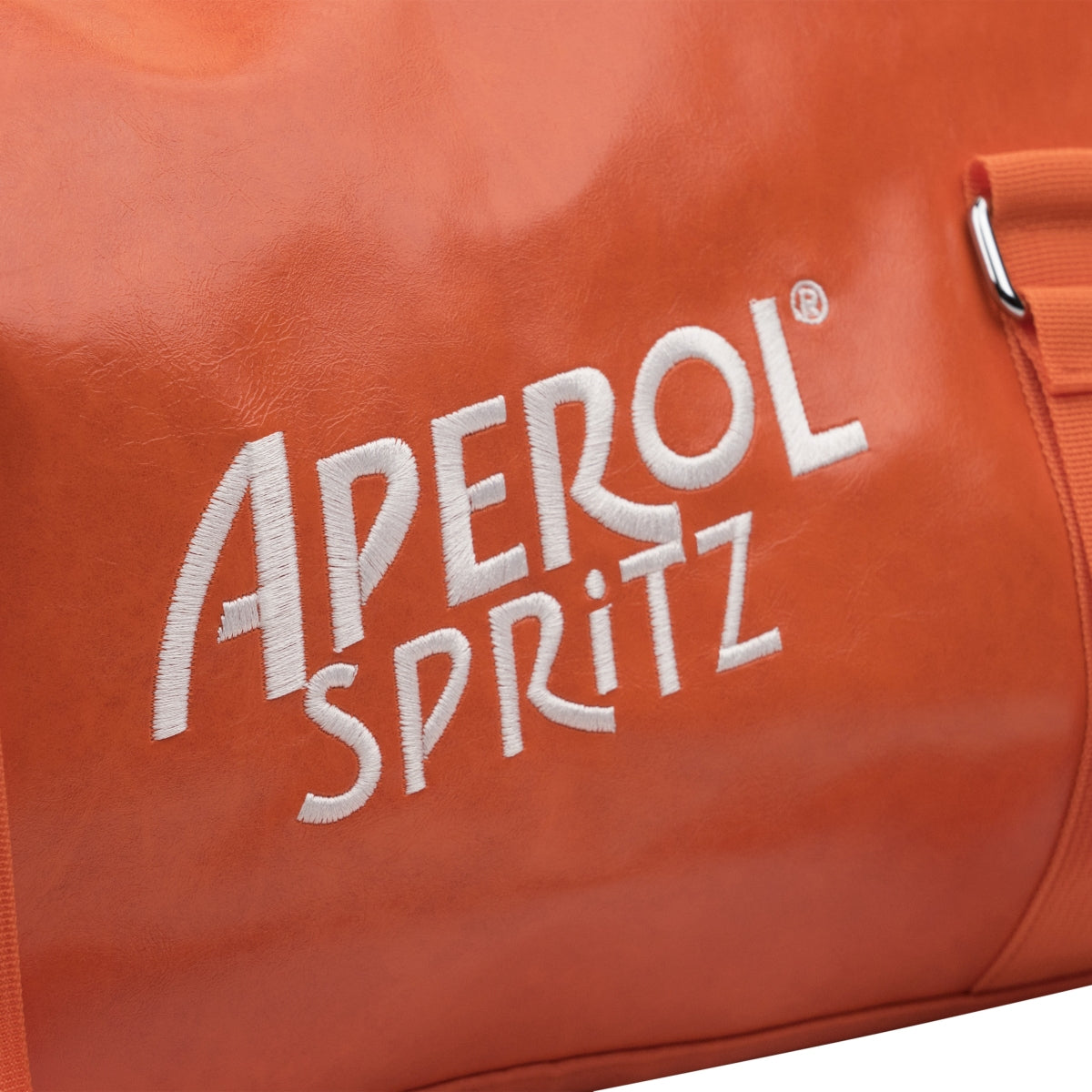 Aperol Spritz Tasche Weekender Bag Orange Kunstleder Reisetasche Sport Vintage – Ansicht 2