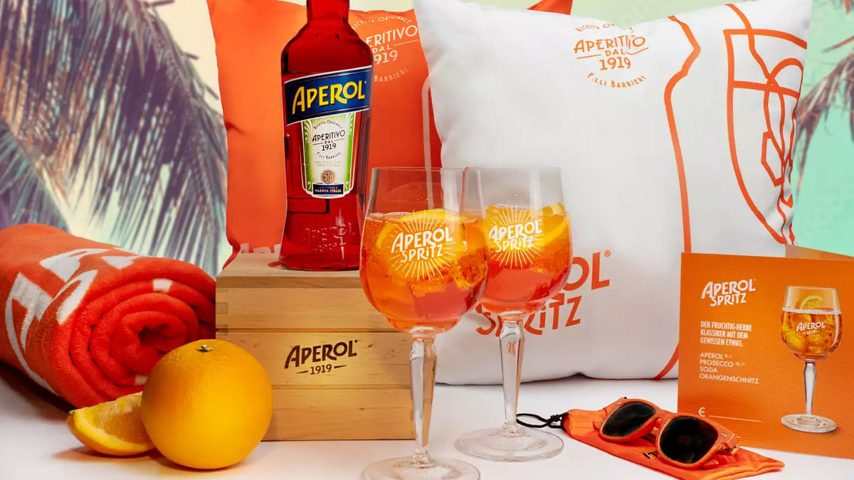 Aperol Spritz Bank Bench Functional Art Sitz Möbel Deko Werbung Gastro By Slide