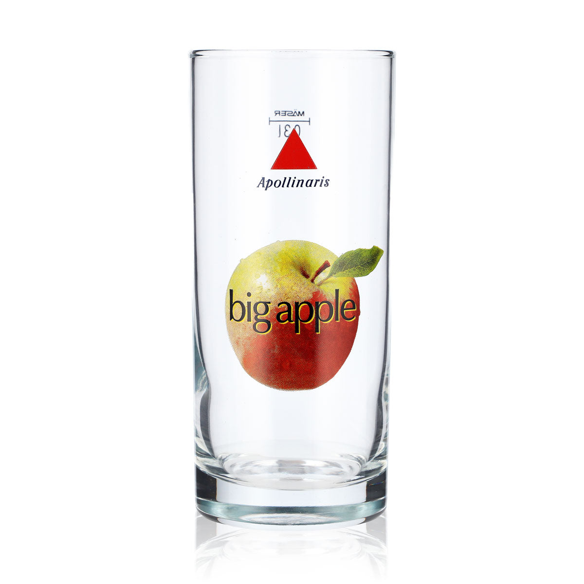 Apollinaris Softdrink Glas Willigläser 0,3l Willi Becher Bigapple Logo