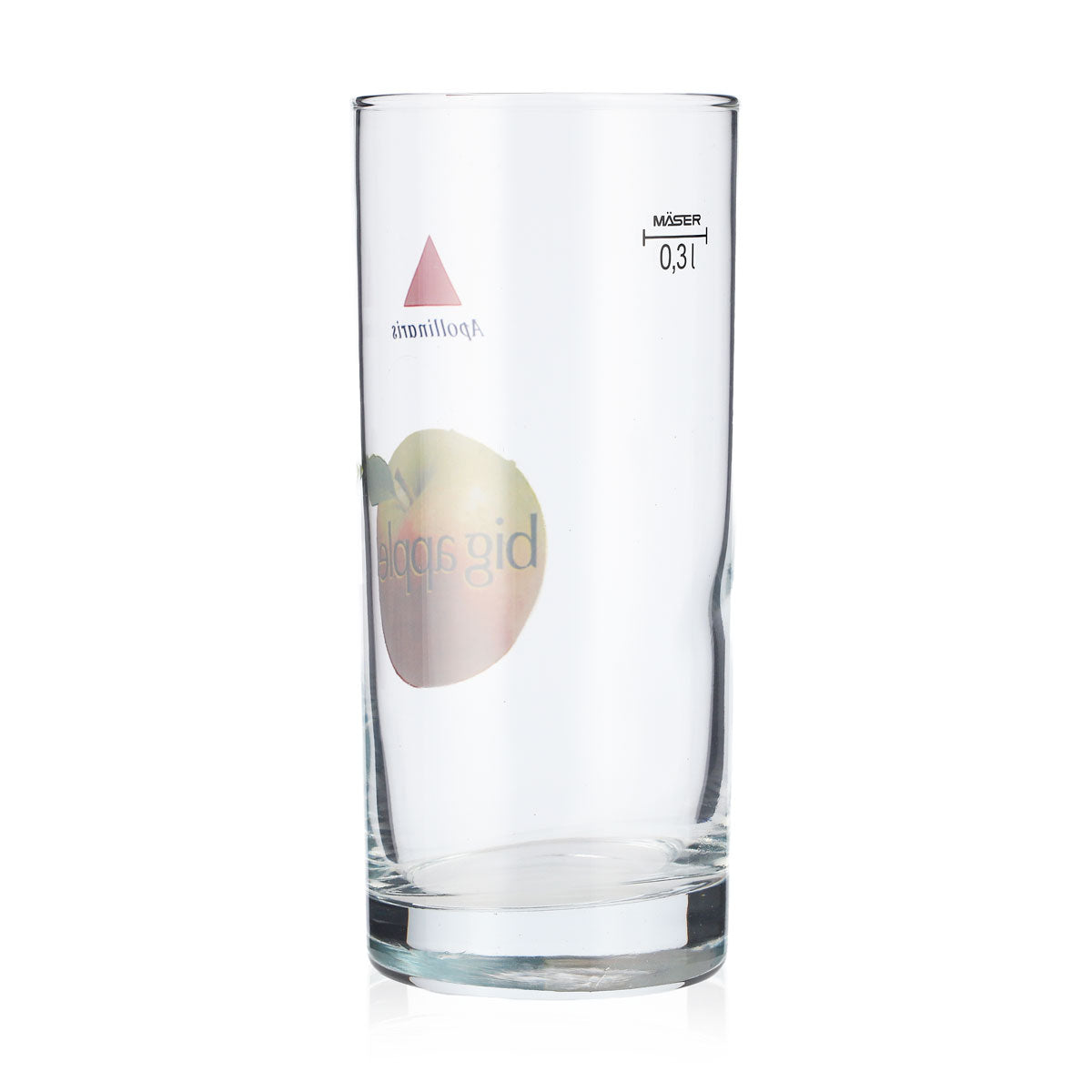 Apollinaris Softdrink Glas Willigläser 0,3l Willi Becher Bigapple Logo – Ansicht 3