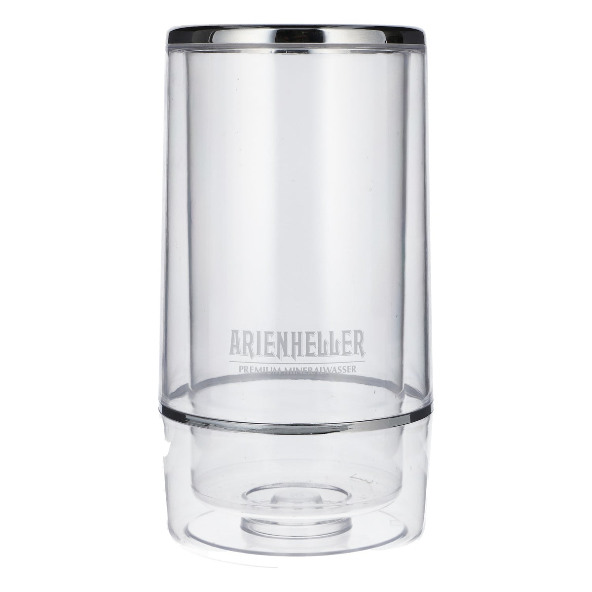 Arienheller Wasser Flaschenkühler Doppelwandig Transparent Acryl Bar