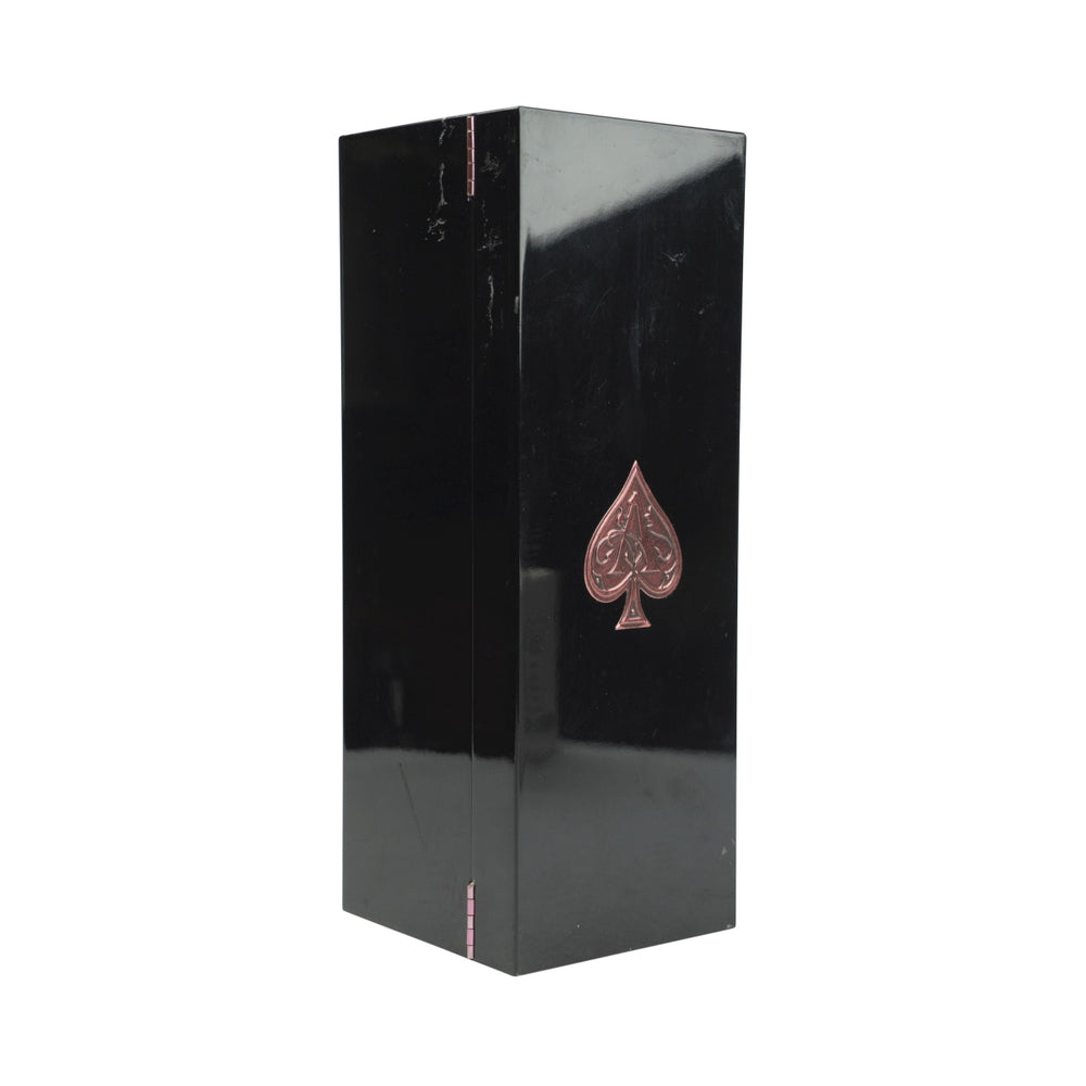 Armand de Brignac Kiste Truhe Geschenk Deko Box Rosé Flasche Klavierlack Used