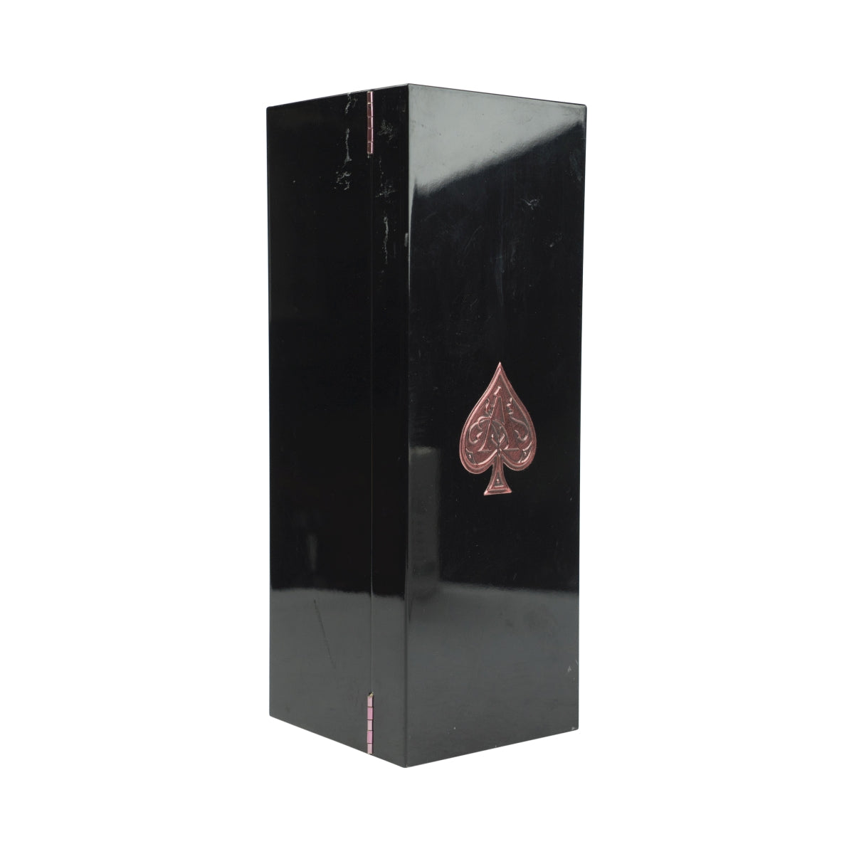 Armand de Brignac Kiste Truhe Geschenk Deko Box Rosé Flasche Klavierlack Used