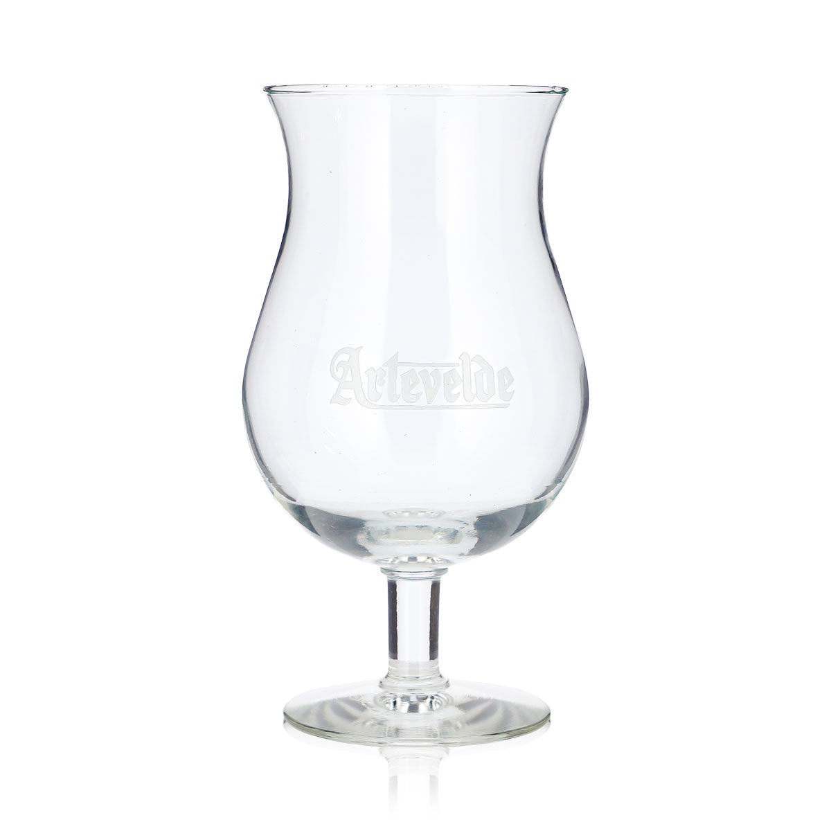 Artevelde Bier Glas 0,6l Pokal weißes Logo – Ansicht 2