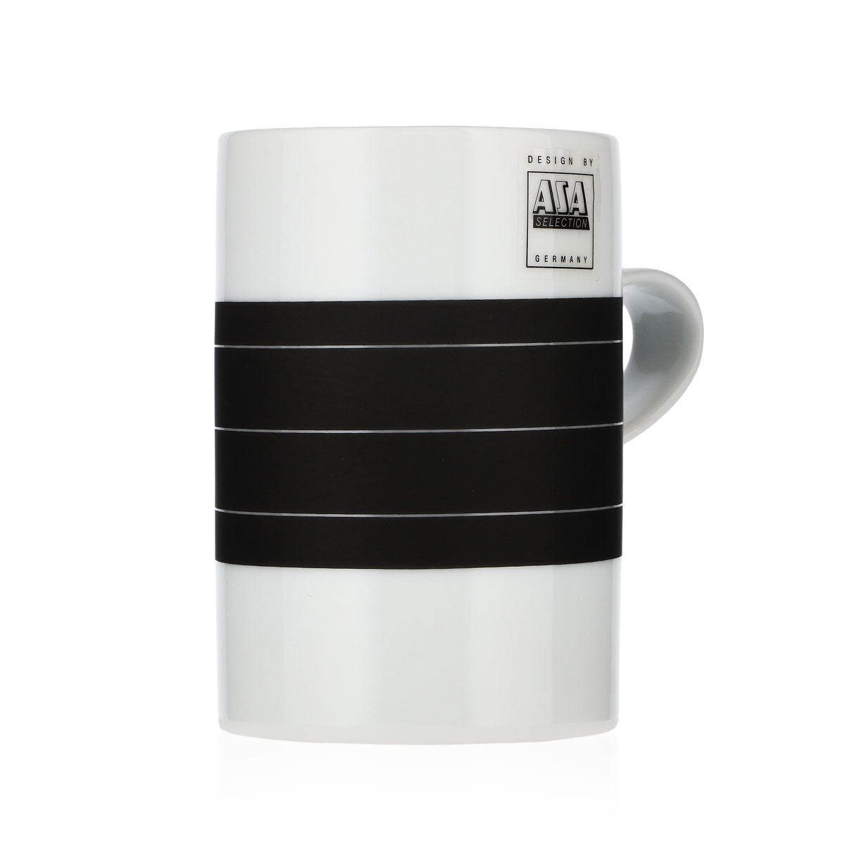 ASA Selection Kaffeebecher Tasse Becher mit Stift Schwamm weiß – Ansicht 2