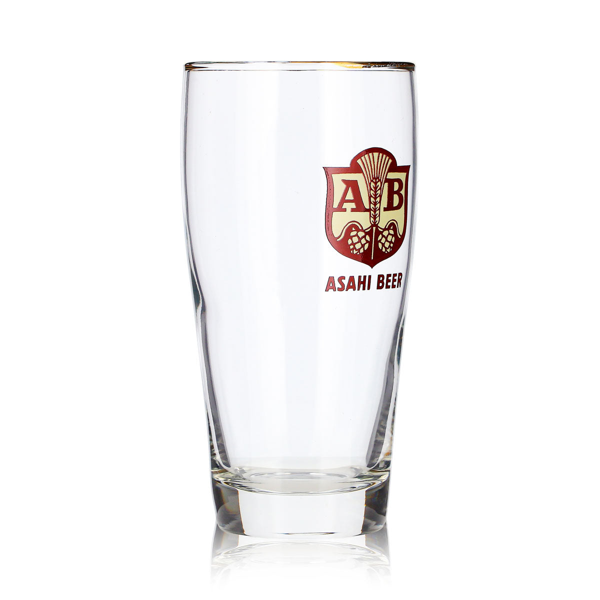 Asahi Bier Glas 0,25l Becher Goldrand Japan – Ansicht 3