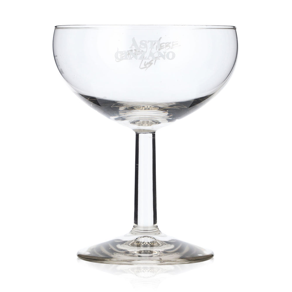 Asti Cinzano Sekt Glas 0,1l Sekt-Schale Leben Liebe Lust Böckling