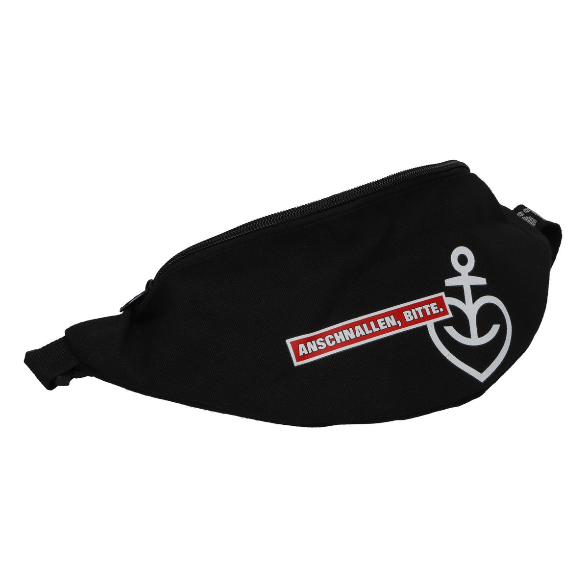 Astra Bier Bauchtasche Anker Schwarz Ankerherz ANSCHNALLEN BITTE Kult – Ansicht 2