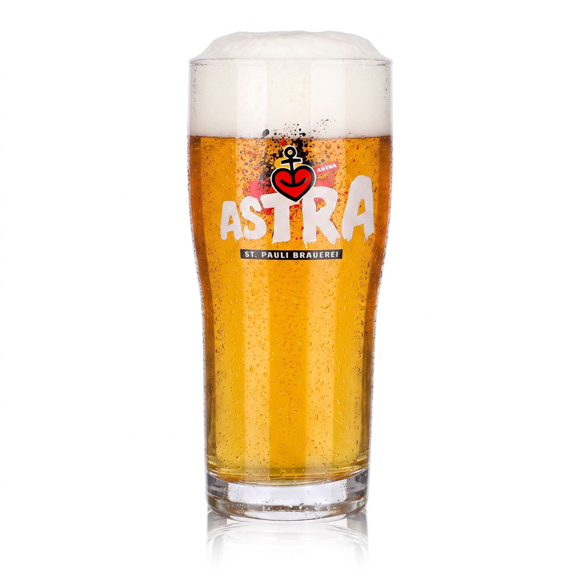 Astra Bier Glas 0,4l Becher Sonderedition St. Pauli Brauerei Sahm