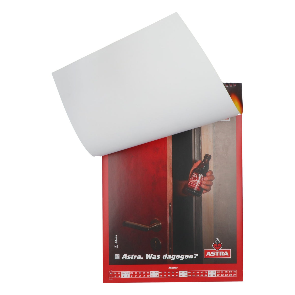 Astra Bier Kalender 30x42 cm "DIE KANN JETZT HELL SEHEN" 2025 – Ansicht 2