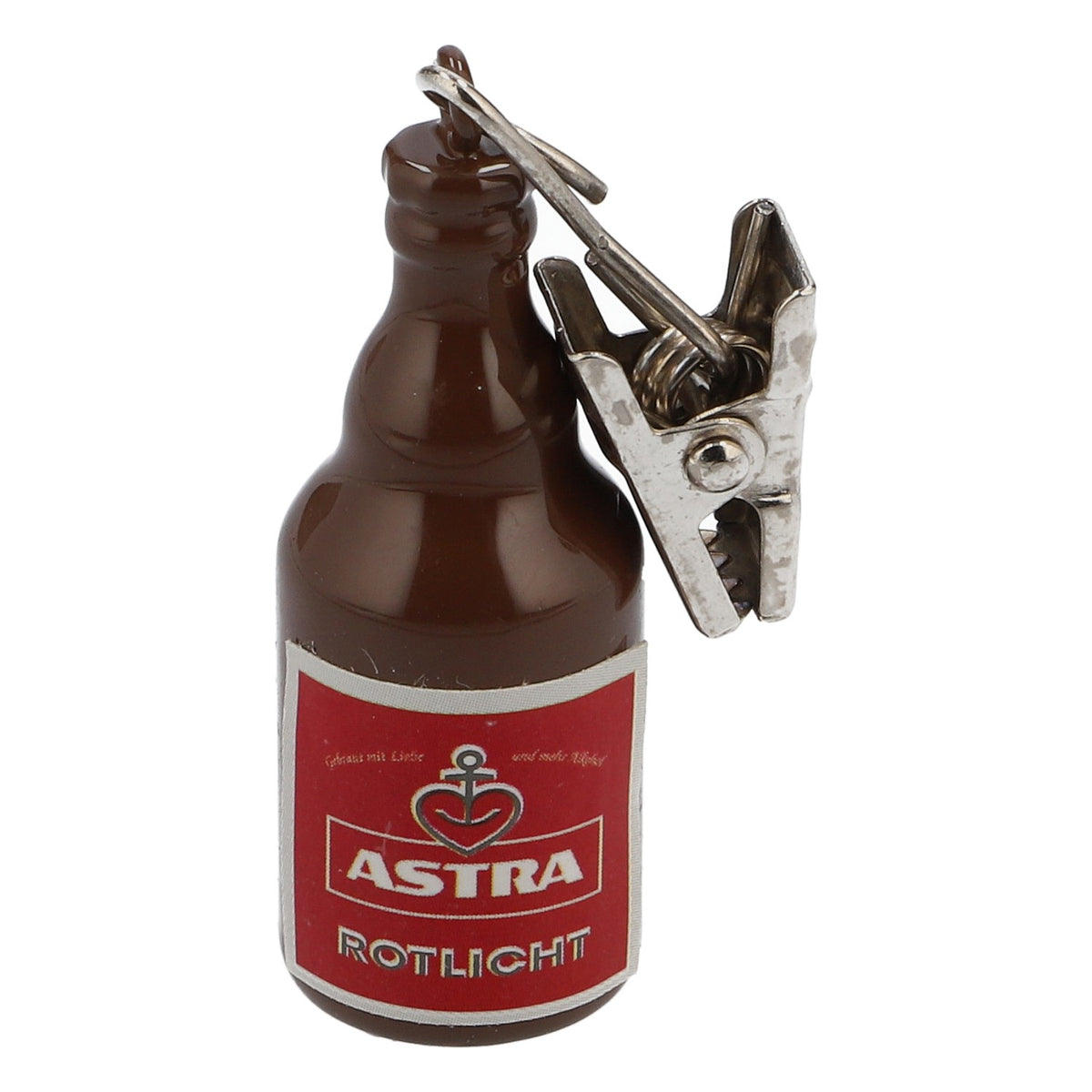 Astra Bier Tischdeckenanhänger Tischdeckengewicht Hängegewicht "Rotlicht"