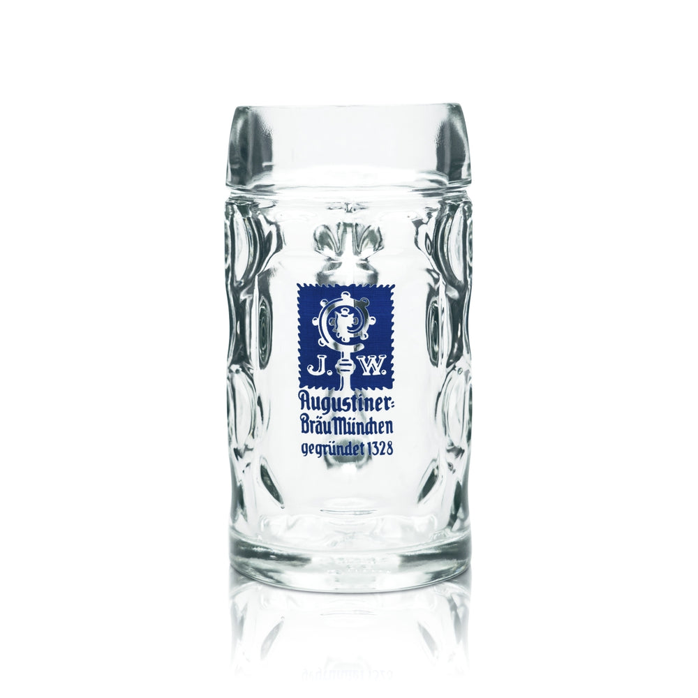 Augustiner Bier Glas 0,5l Krug Isar Seidel München Helles Gläser Krüge Brauerei