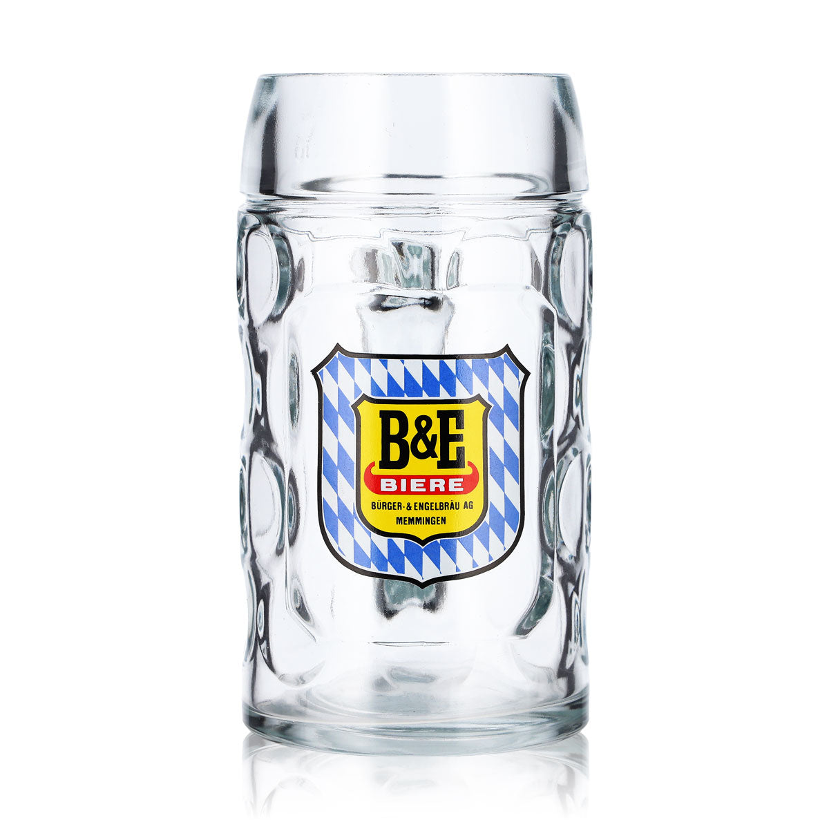 B&E Biere Bier Glas 0,5l Krug