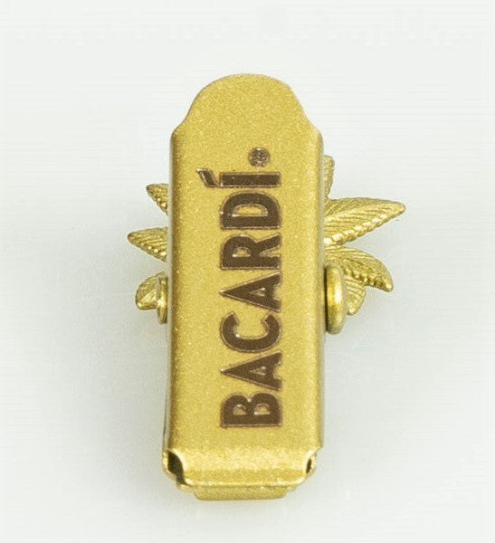 Bacardi Anstecker Pin Badge Kartenklammer Accessoir Deko Party Palme Gastro Bar – Ansicht 3