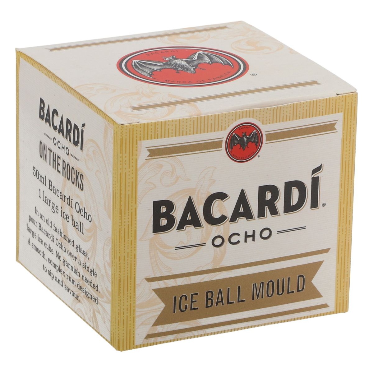 Bacardi Eiswürfelform Kugel Ice Ball Mould Ocho Barzubehör Cocktail Longdrink
