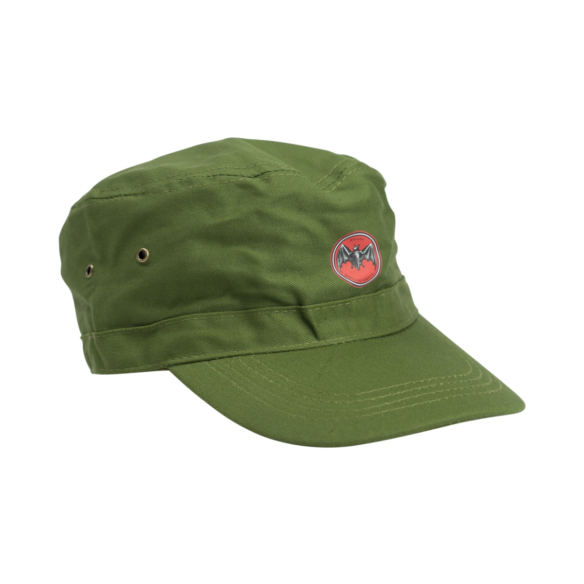 Bacardi Kappe Mütze Military Cap Hut Schiebermütze Schild Sommer Sonne Schutz