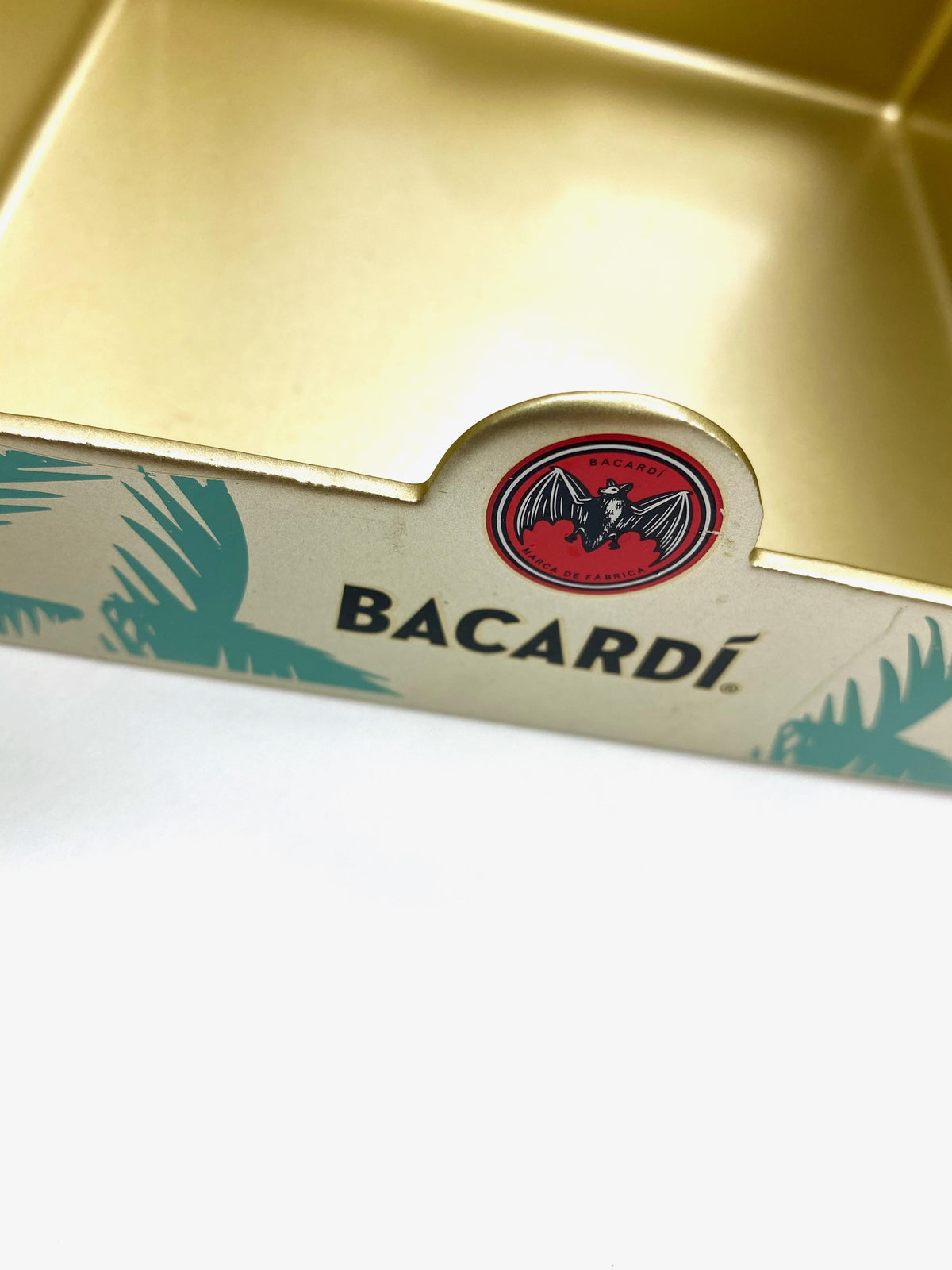 Bacardi Rum Barcaddy Barzubehör Barhelfer Metall gold mint – Ansicht 4