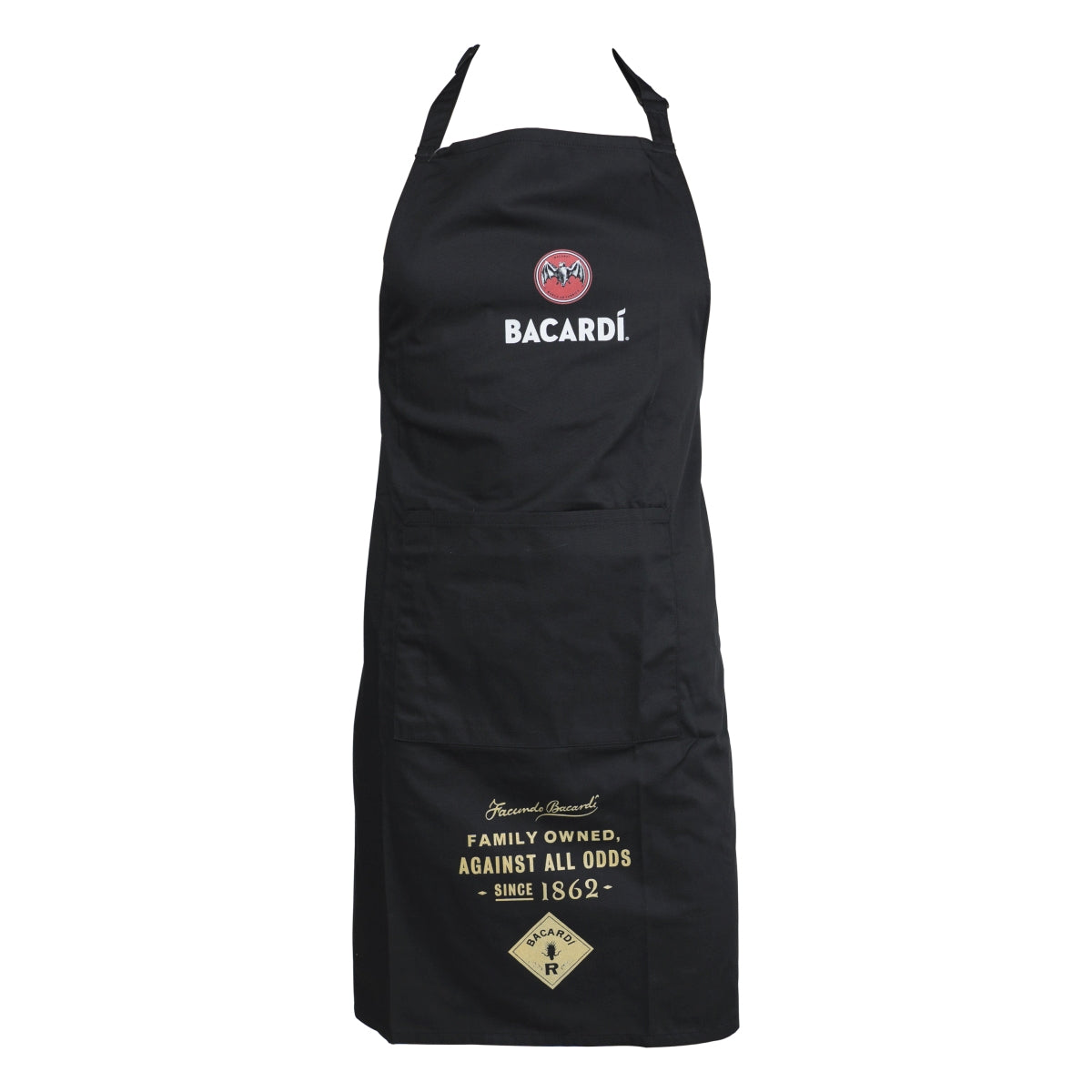 Bacardi Rum Kellner Schürze Latz Lang Eingriffe Koch Service Gastro Bar Ober