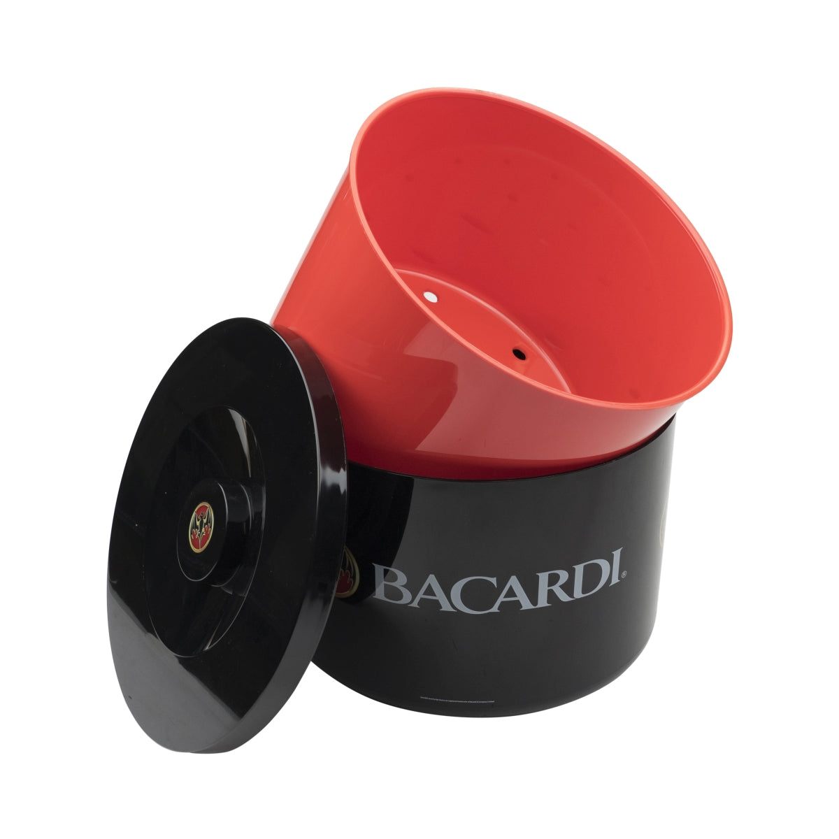 Bacardi Rum Kühler Eiswürfel Box Behälter Deckel Cooler Ice Thermo Flaschen Bar – Ansicht 2