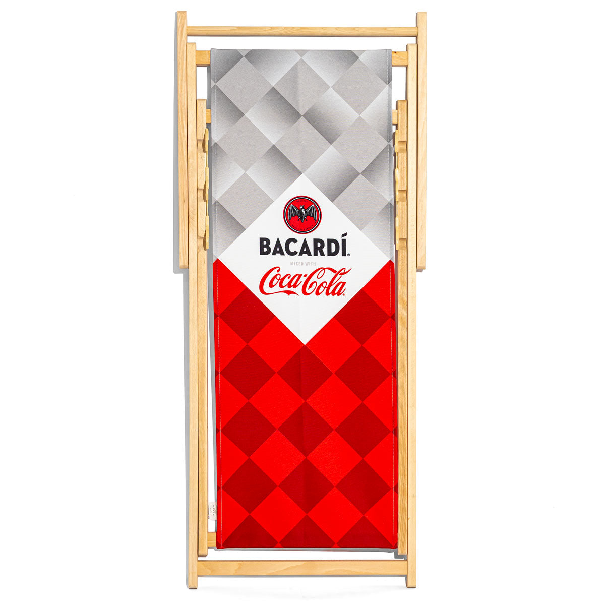 Bacardi Rum Liegestuhl Strandliege "Bacardi Cola" Buchenholz – Ansicht 6