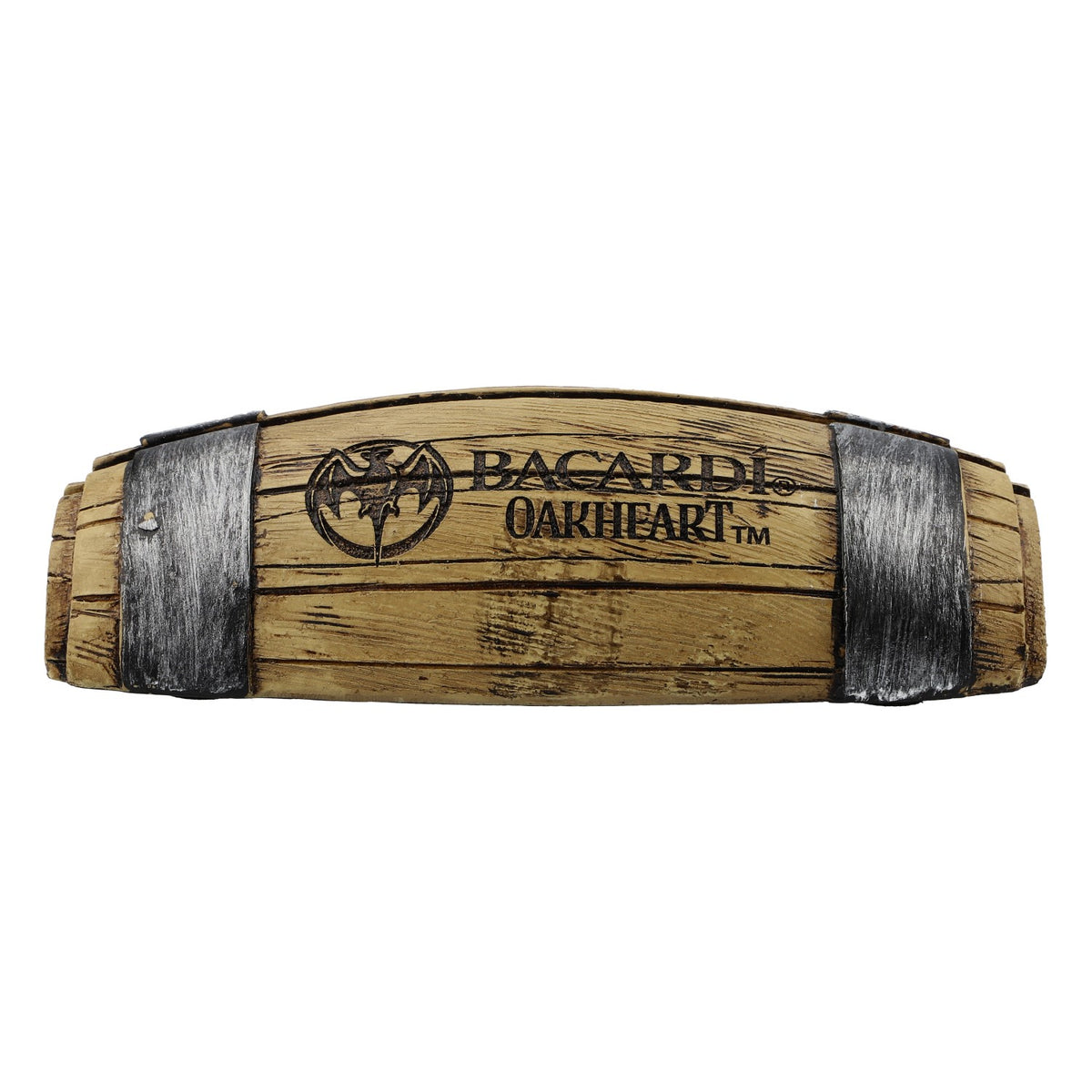 Bacardi Rum Oakheart Kartenaufsteller Tischaufsteller "Faß" – Ansicht 2