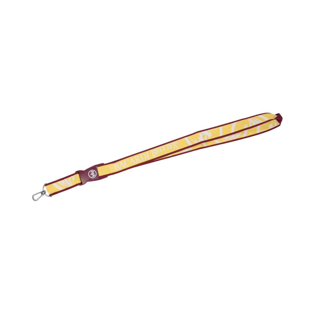 Bacardi Schlüsselband Breezer Rot Gelb Lanyard Batchholder Accessoir Karabiner
