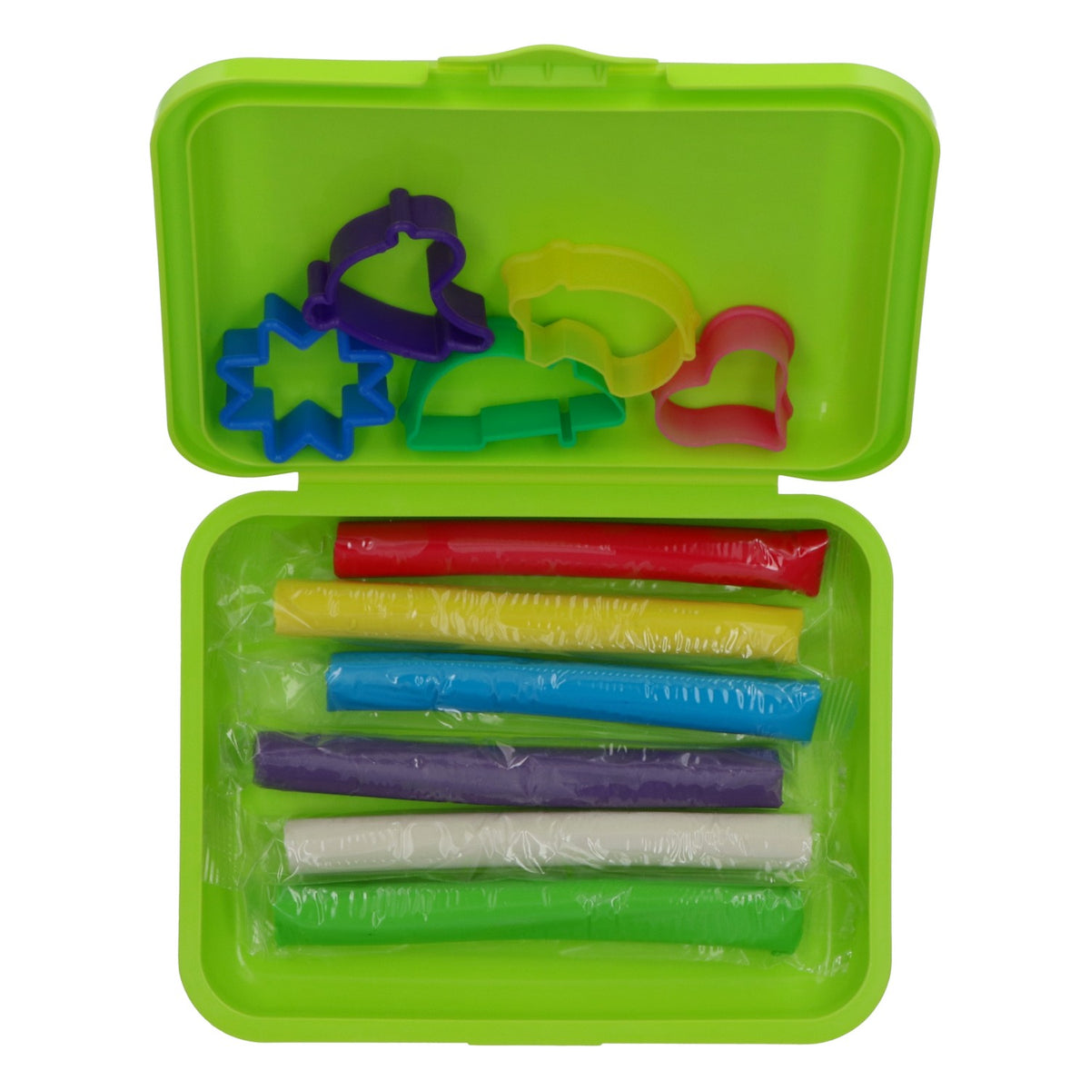Bad Brambacher Knetbox Set 6 Farben Knete Ausstechformen Kinder Spielzeug – Ansicht 4
