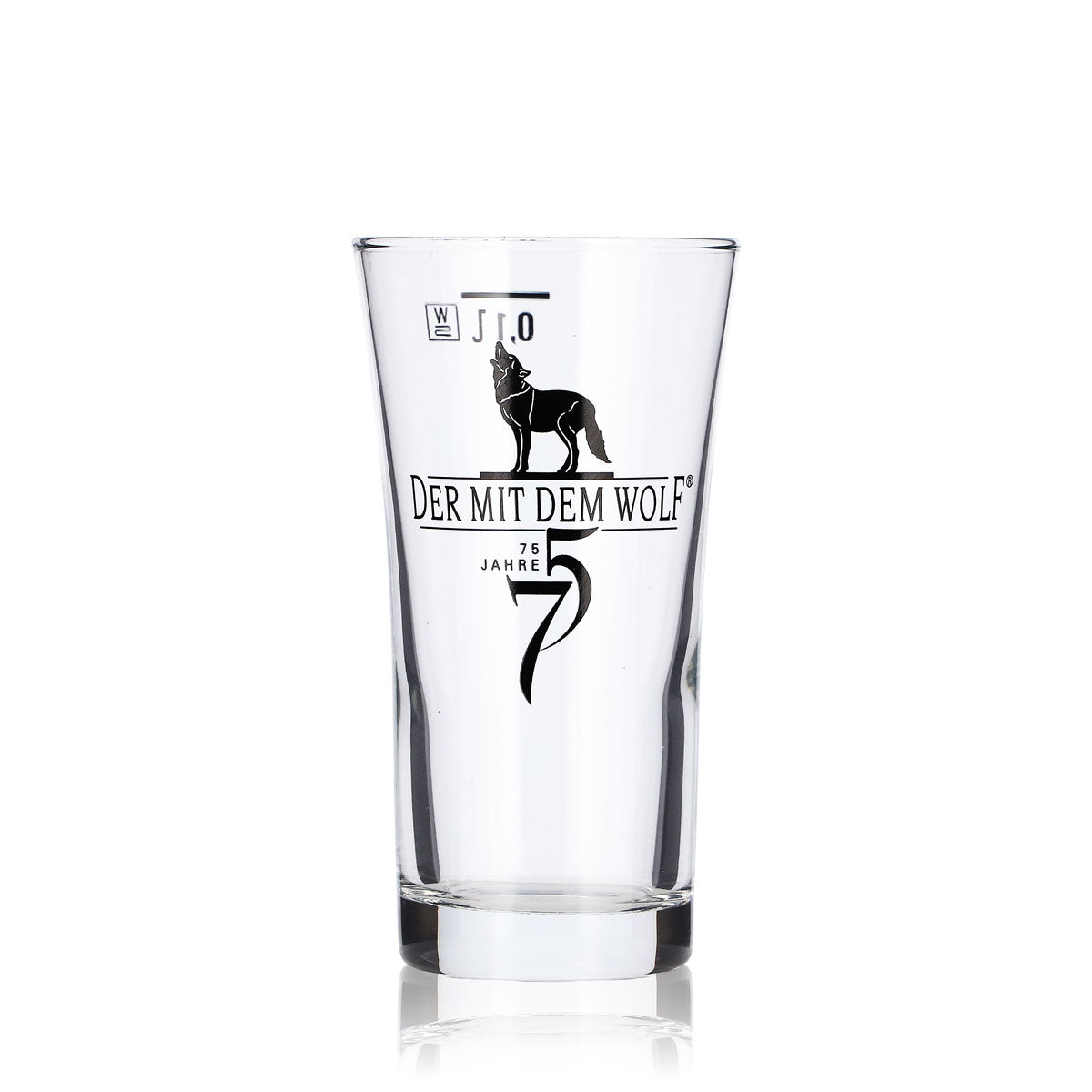 Badischer Winzergenossenschaften Wein Glas 0,1l Probierglas Der mit dem Wolf