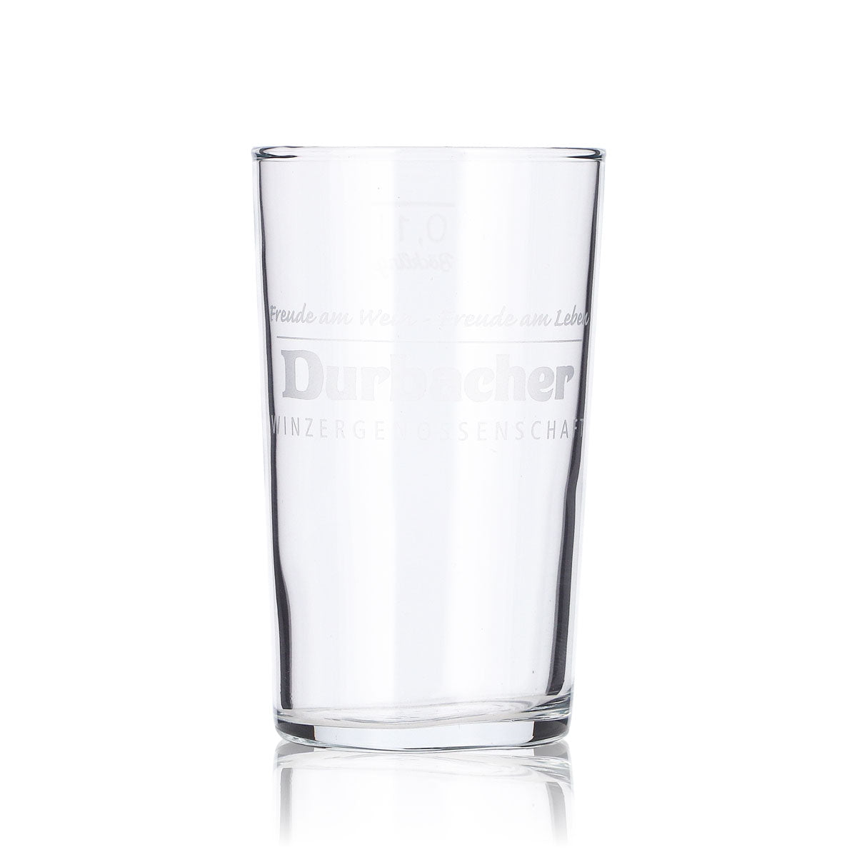Badischer Winzergenossenschaften Wein Glas 0,1l Probierglas Durbacher Böckling