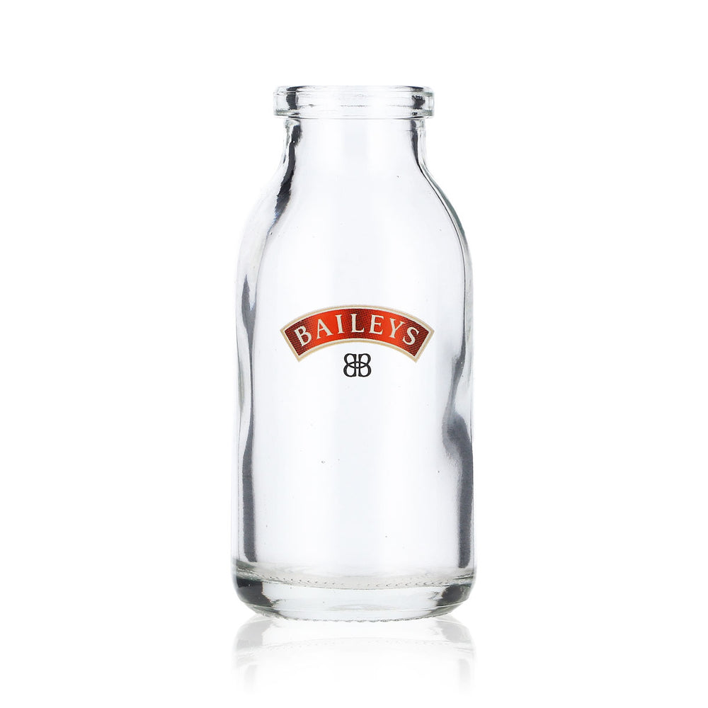 Baileys Likör Mini-Glas Shotglas Stamper Milchflasche 50ml ohne Eiche