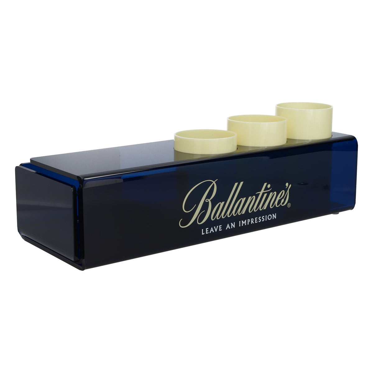 Ballantines Whiskey Barcaddy Flaschenhalter Barzubehör blau Kunststoff – Ansicht 2