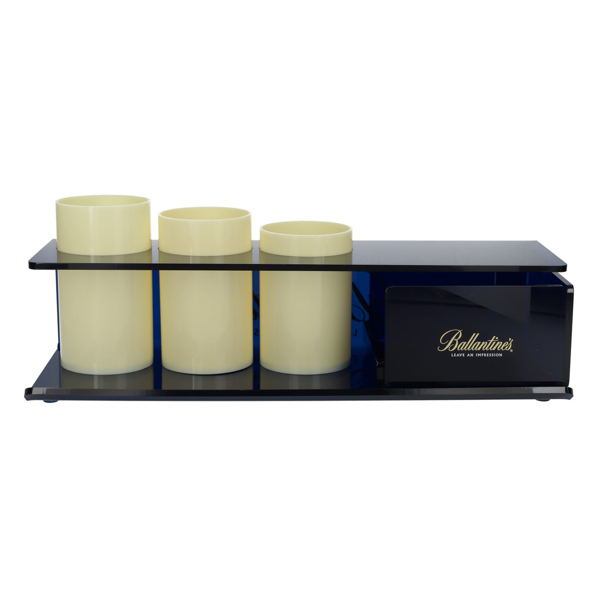 Ballantines Whiskey Barcaddy Flaschenhalter Barzubehör blau Kunststoff – Ansicht 3