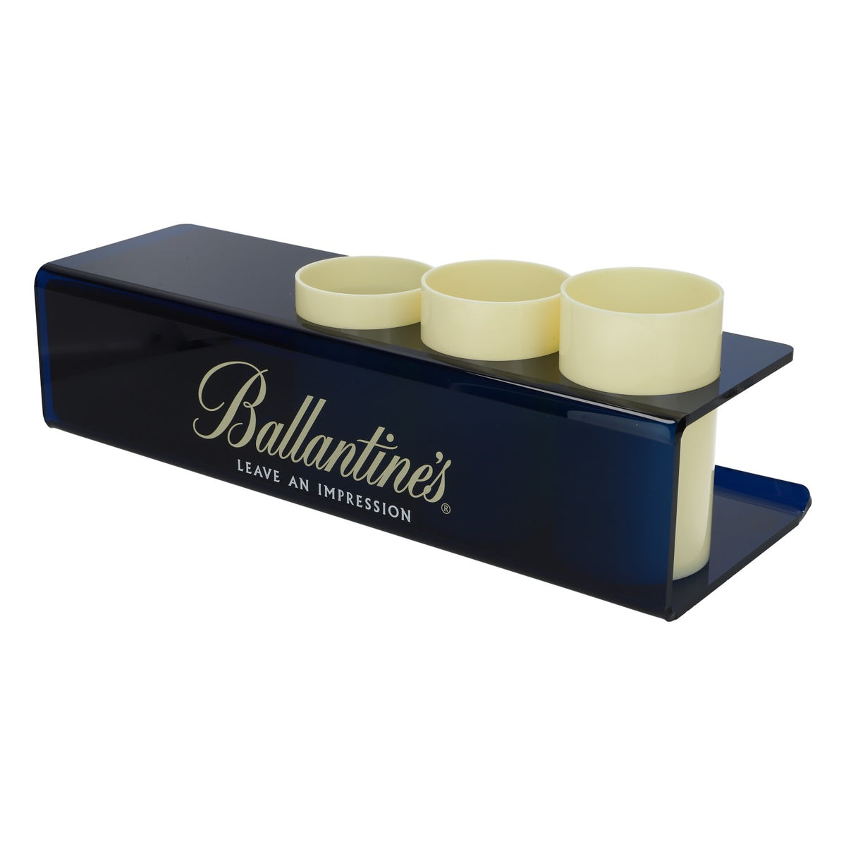 Ballantines Whiskey Barcaddy Flaschenhalter Barzubehör blau Kunststoff – Ansicht 5