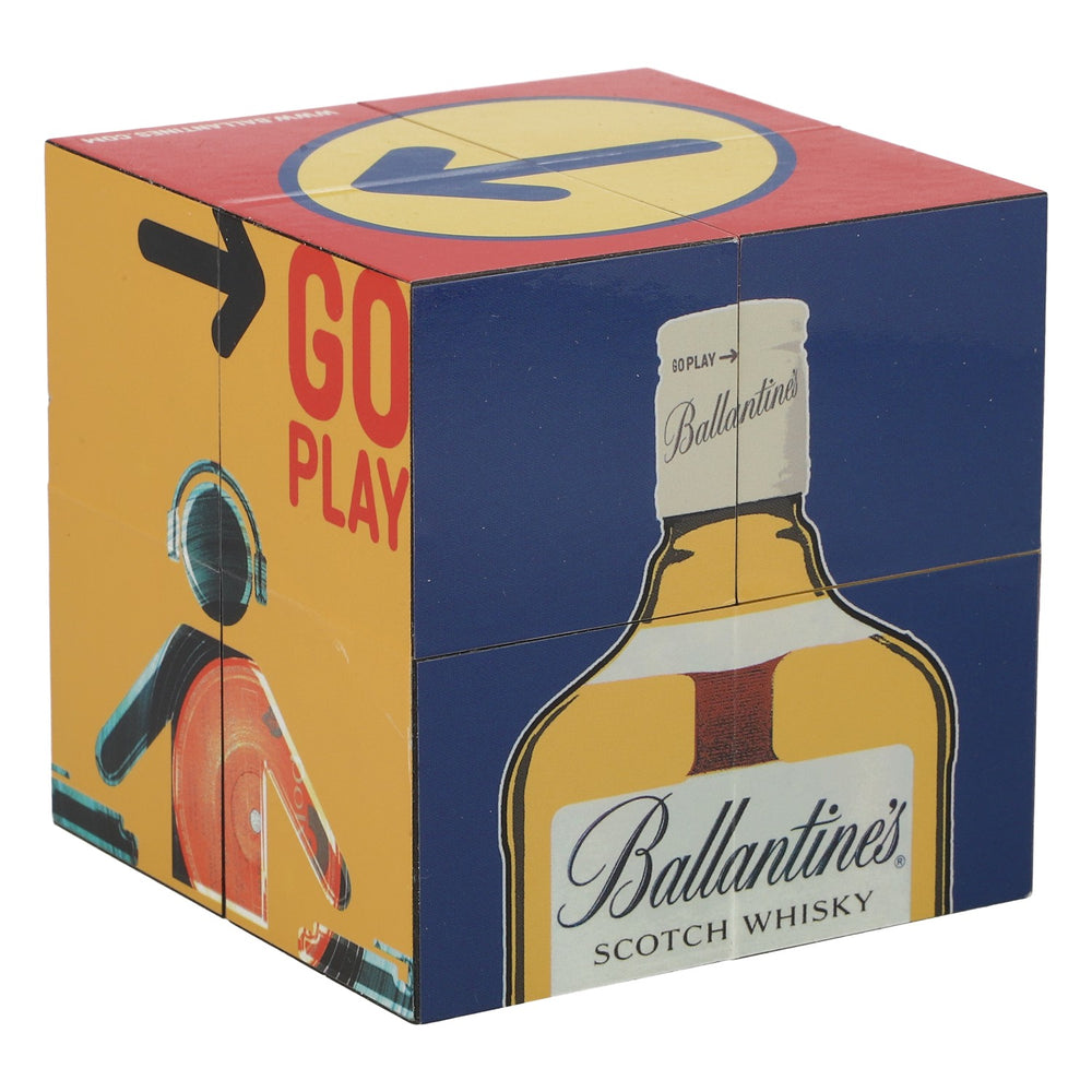 Ballantines Whisky Magic Cube Family Puzzle Cubes Sammlerstück
