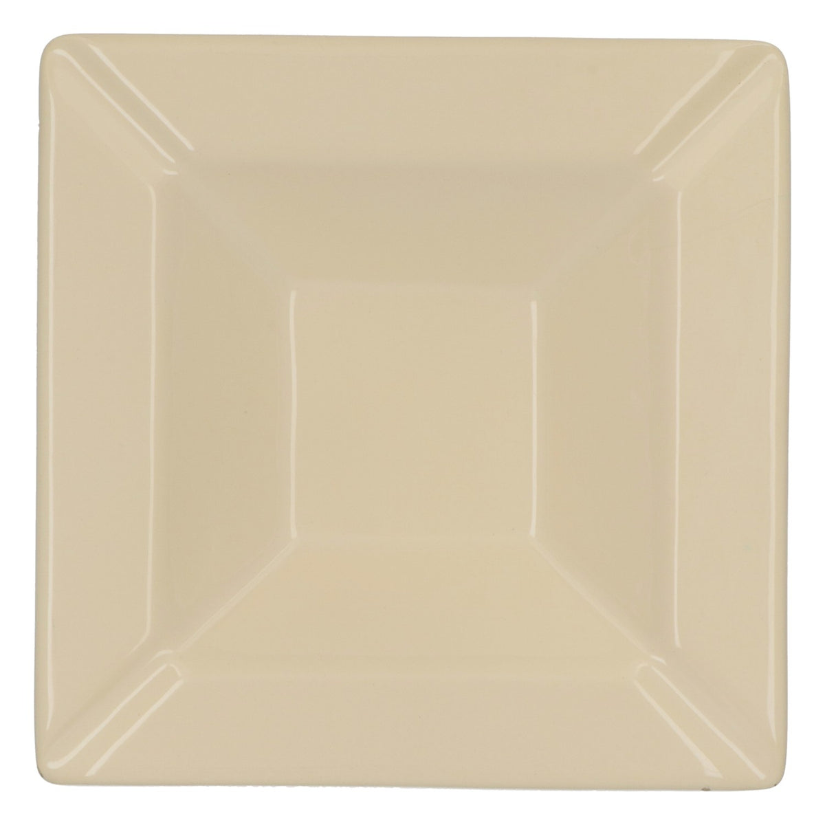 Barclay Zigaretten Keramik Aschenbecher Ashtry 80er Jahre Beige XXL 19x19cm – Ansicht 3