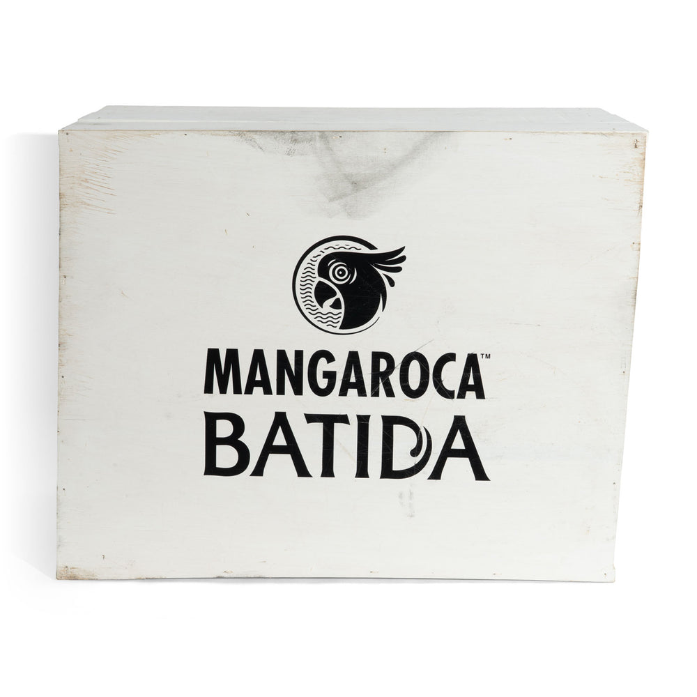 Batida de Coco Holzkiste Beistelltisch 50x40x30cm Display Box Deko Aufsteller