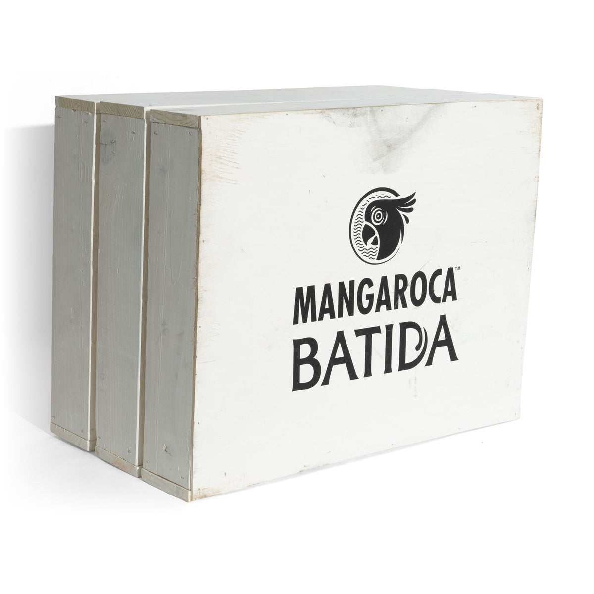 Batida de Coco Holzkiste Beistelltisch 50x40x30cm Display Box Deko Aufsteller – Ansicht 3