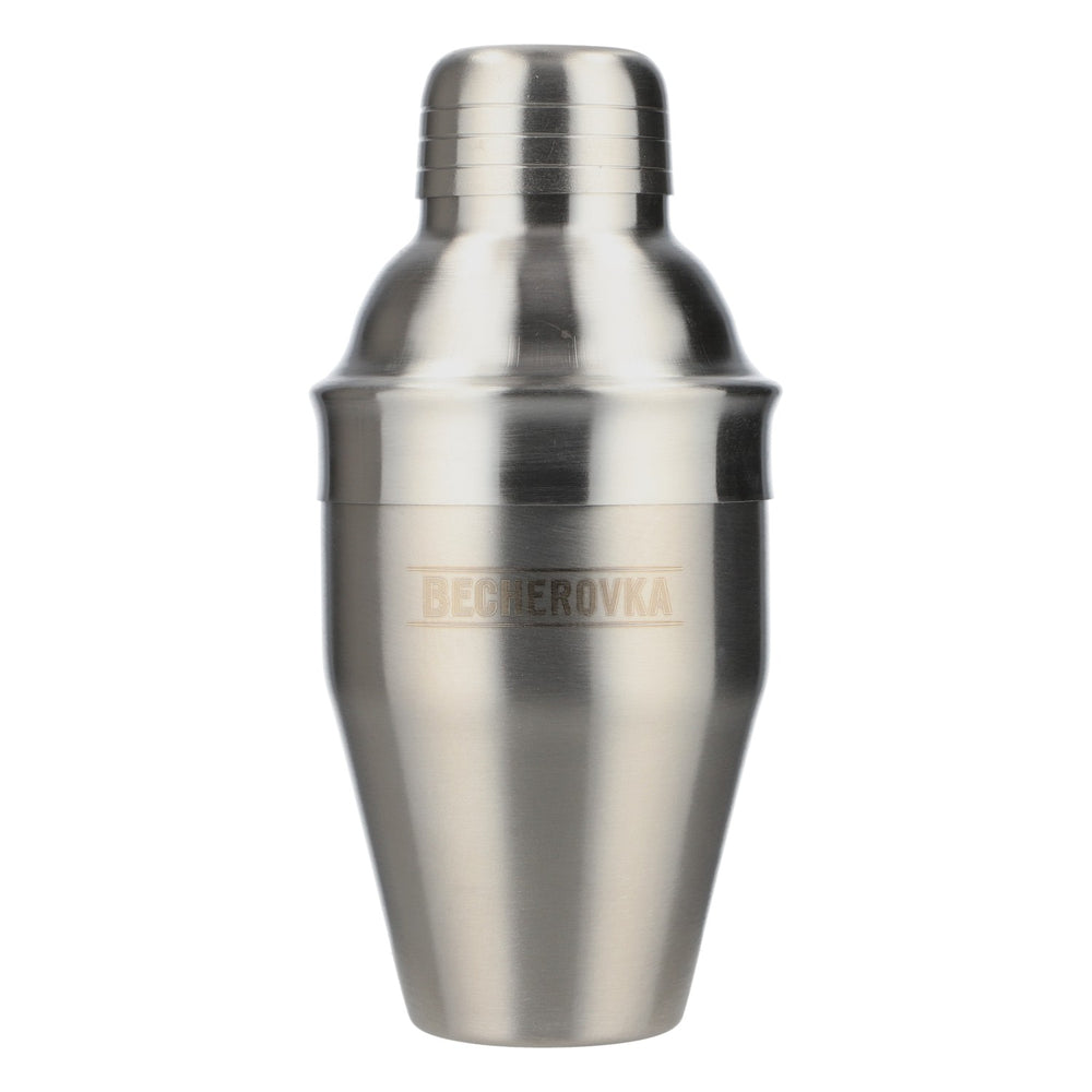 Becherovka Vodka Edelstahl Mini Shaker 3-teilig Barzubehör