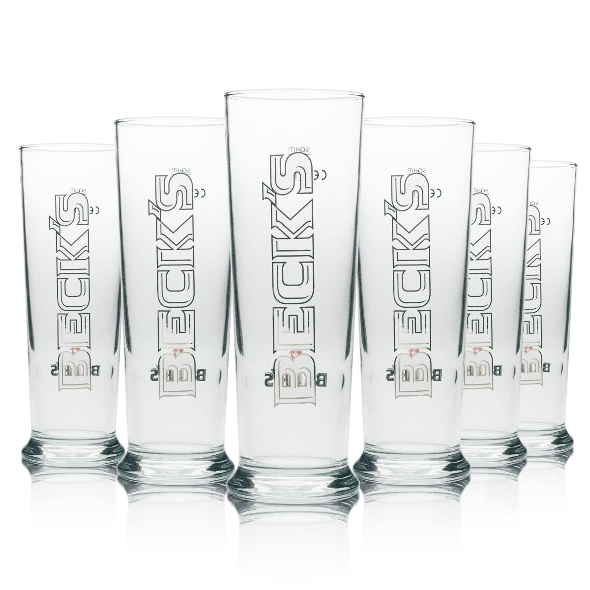Becks Bier Bar Bundle Set I aus 6 x Biergläser Bierdeckel Flaschenöffner – Ansicht 3