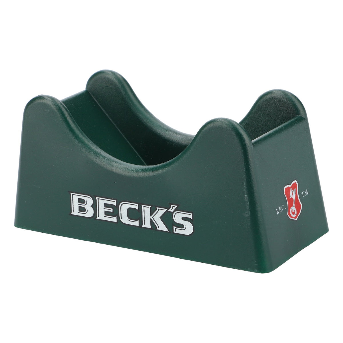 Becks Bier Bierdeckelhalter für ca. 40 Bierdeckel Inhalt Grün