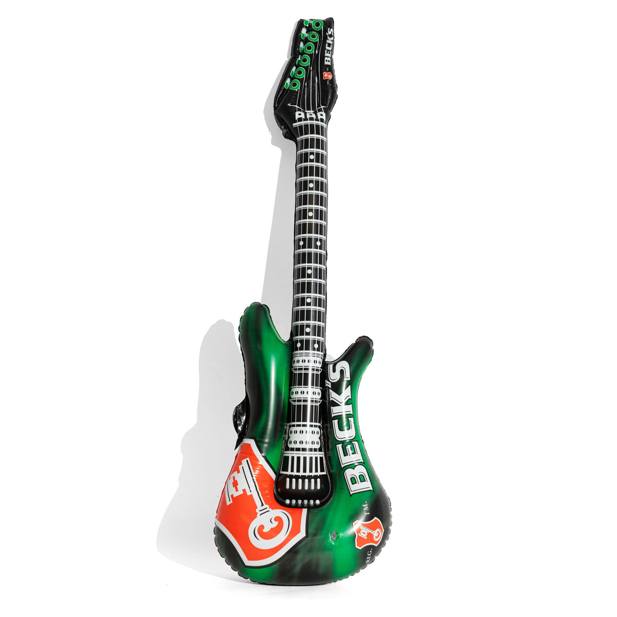 Becks Bier Luftgitarre aufblasbare Gitarre Partydeko Guitar Fetendeko – Ansicht 2